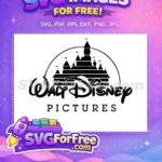 Free Walt Disney Pictures Free Castle Logo Free SVG - Instant Download
