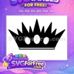 Free Black Crown Free Jewel Detail Princess Free SVG 1 - Instant Download