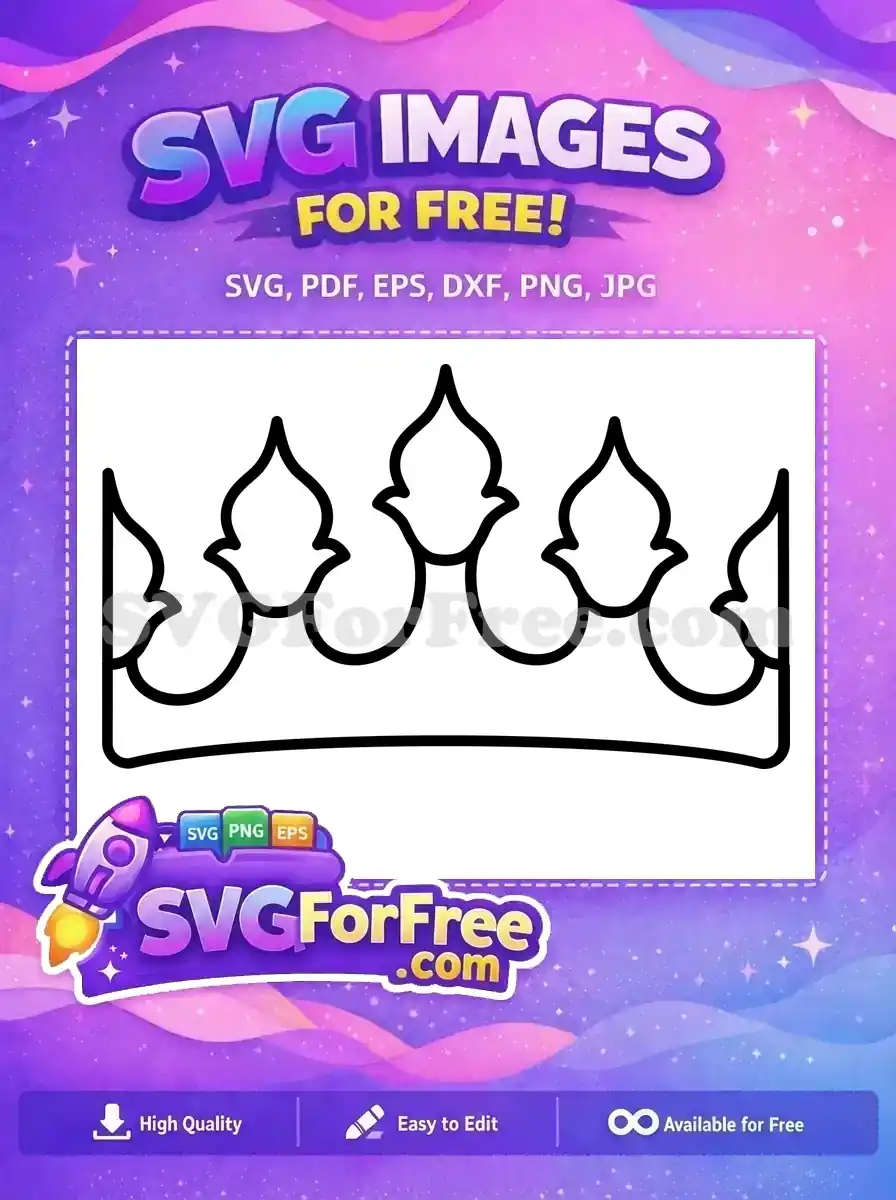 Free Simple Crown Free Royal Princess Free SVG