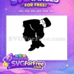 Free Silhouette Bun Free Flower Earring Princess Free SVG - Instant Download
