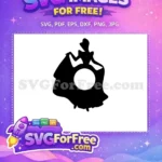 Free Silhouette Dress Free Ballgown Cinderella Free SVG - Instant Download