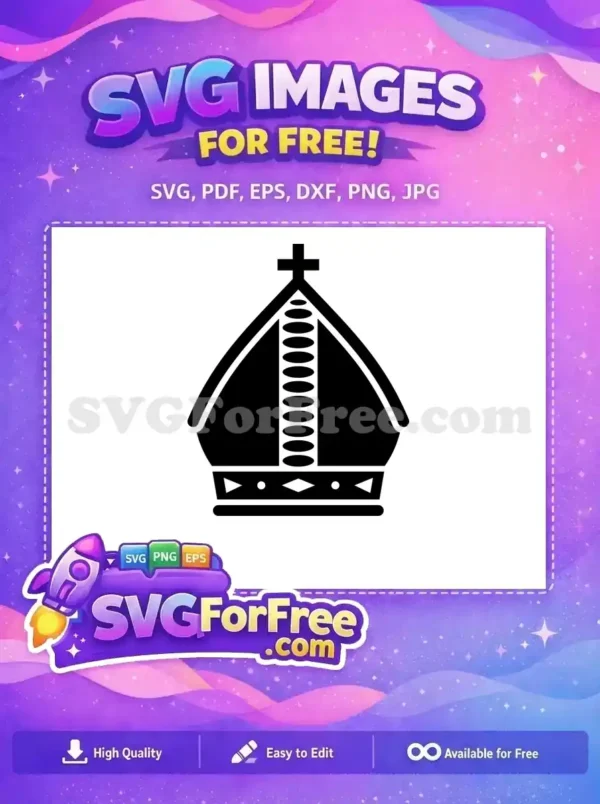 Free Royal Crown Cross Free Princess Tiara Design Free SVG