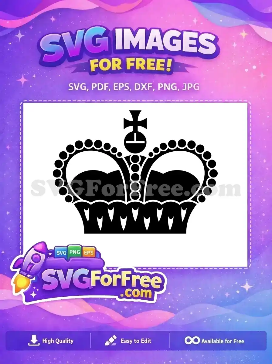Free Black Crown Free Royal Princess Free SVG 4