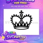 Free Ornate Crown Free Royal Jewels Princess Free SVG - Instant Download