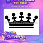 Free Black Crown Free Royal Princess Free SVG 6 - Instant Download