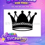 Free Black Crown Free Jewel Detail Princess Free SVG 2 - Instant Download