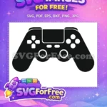 Free Dark Buttons Free Controller Shape Videogame Free SVG - Instant Download