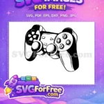 Free Ps5 Controller Free Gamer Decal Videogame Free SVG - Instant Download