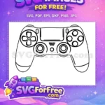 Free Play Station 5 Free Controller Videogame Free SVG - Instant Download