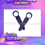 Free Dark Blue Ps5 Free Controller Buttons Videogame Free SVG - Instant Download