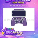 Free Purple Console Free Controller Playstation Videogame Free SVG - Instant Download