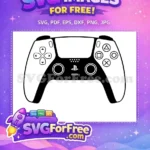 Free Modern Dualsense Free Controller PlayStation Free SVG - Instant Download