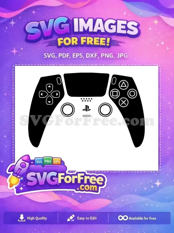 Free Dualsense Buttons Free White Ps5 Controller Free SVG