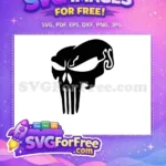 Free Skull Silhouette Free Punisher Logo Movie Free SVG 3 - Instant Download