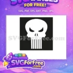 Free Skull Silhouette Free Punisher Comic Free SVG - Instant Download