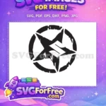 Free Distressed Star Free Suzuki Emblem Punisher Free SVG - Instant Download