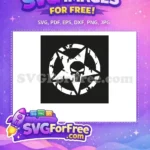Free Distressed Star Free Skull Punisher Movie Free SVG 1 - Instant Download