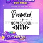 Free Promoted Design Free Homeschool Mum Quarantine Free SVG - Instant Download