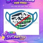 Free Blue Mask Free No Date Quarantine Free SVG - Instant Download