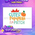 Free Cute Crown Free Pumpkin Patch Quotes And Sayings Free SVG - Instant Download