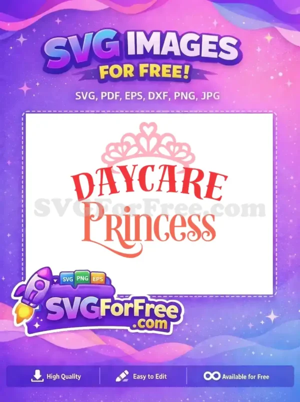 Free Pink Crown Free Daycare Princess Quotes And Sayings Free SVG