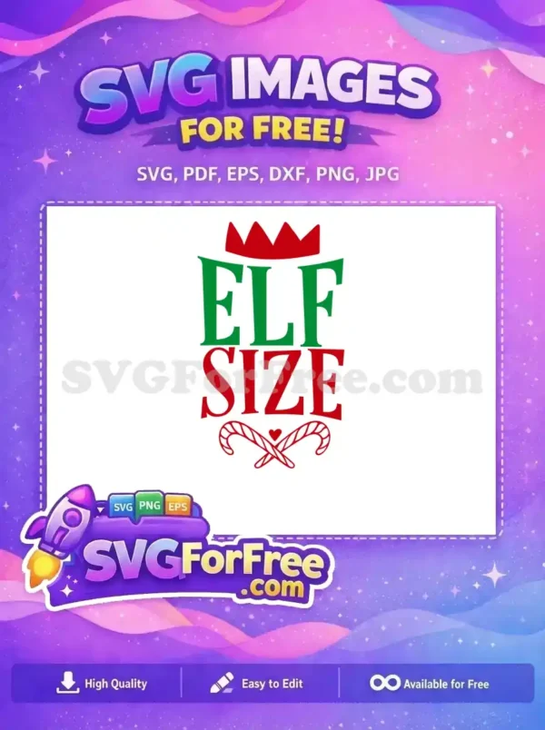 Free Green Elf Letters Free Red Crown Elf Movie Free SVG