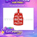 Free Red Bottle Free Feed Me Quotes And Sayings Free SVG - Instant Download