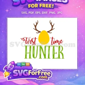 Free Antlers Design Free First Time Hunter Quotes Free SVG
