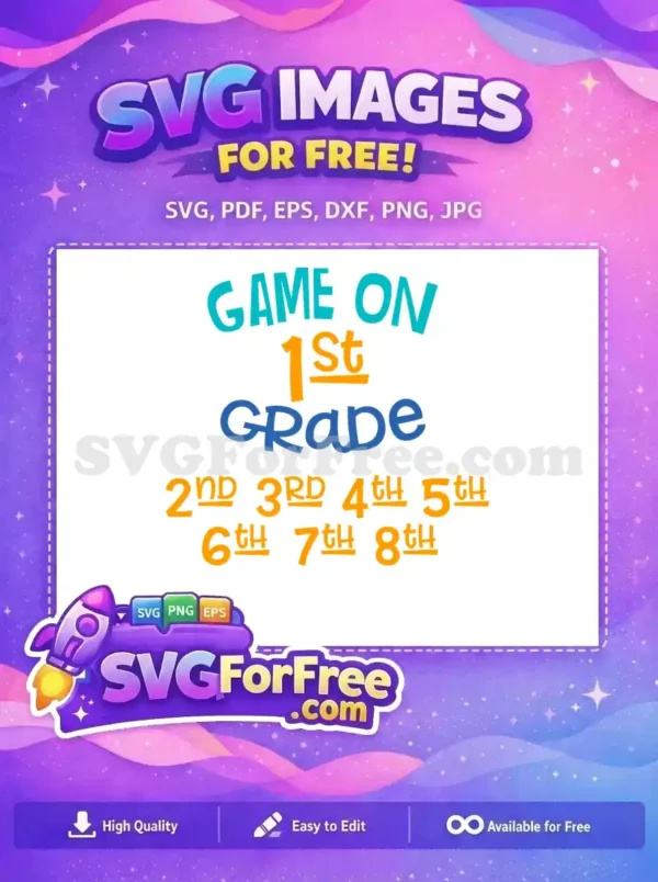 Free Teal Game On Free First Grade Sayings Free SVG