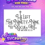Free Ornate Lettering Free Ninety Nine Matthew Free SVG - Instant Download