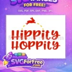 Free Leaping Rabbit Free Hippity Hoppity Easter Free SVG - Instant Download