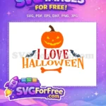 Free Orange Pumpkin Free Halloween Quote Free SVG - Instant Download