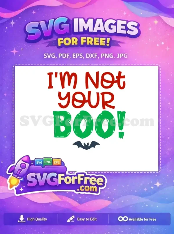 Free Red Lettering Free Green Boo Halloween Free SVG Free Red Lettering Free Green Boo Halloween Free SVG