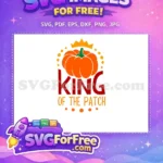 Free Pumpkin Crown Free Fall King Patch Free SVG - Instant Download