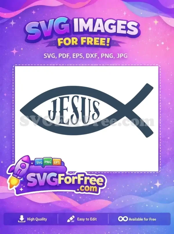 Free Jesus Fish Silhouette Free Christian Quotes And Sayings Free SVG
