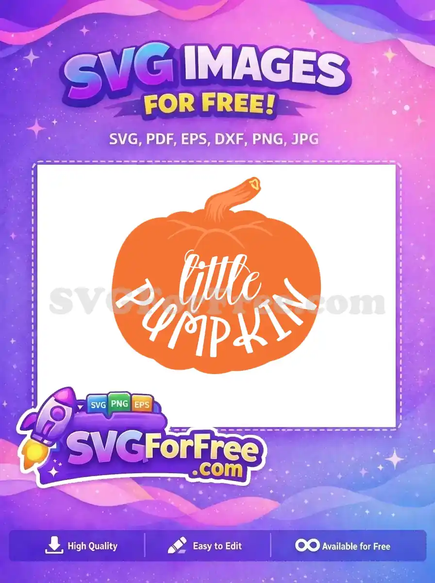 Free Orange Pumpkin Free Little Pumpkin Quotes Free SVG