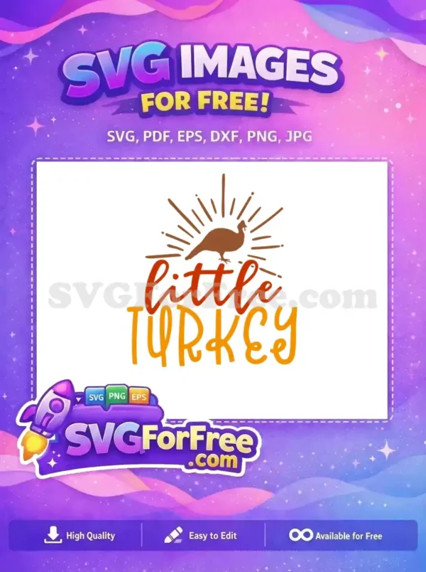 Free Brown Turkey Free Little Turkey Quotes Free SVG