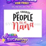 Free Calligraphy Design Free Nana Quote Saying Free SVG - Instant Download