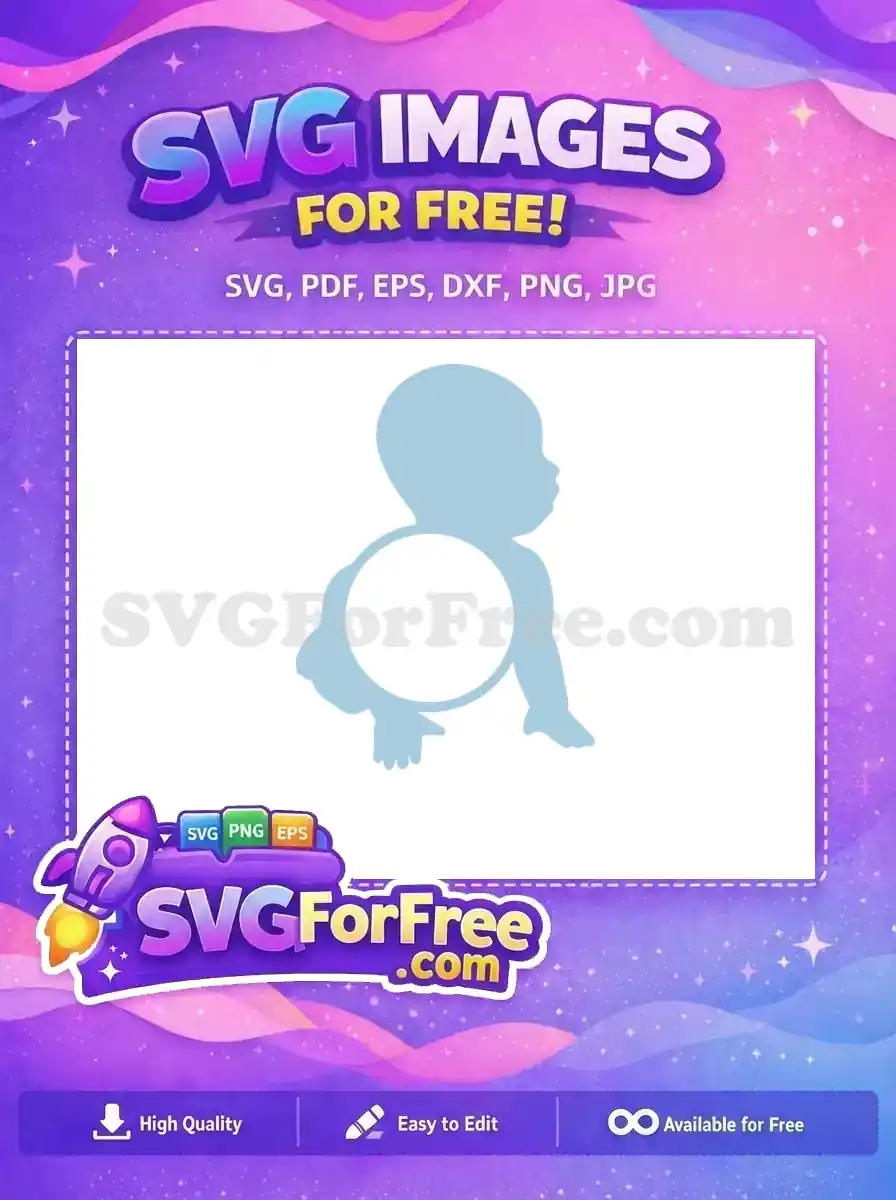 Free Baby Crawling Position Free Quotes And Sayings Free SVG