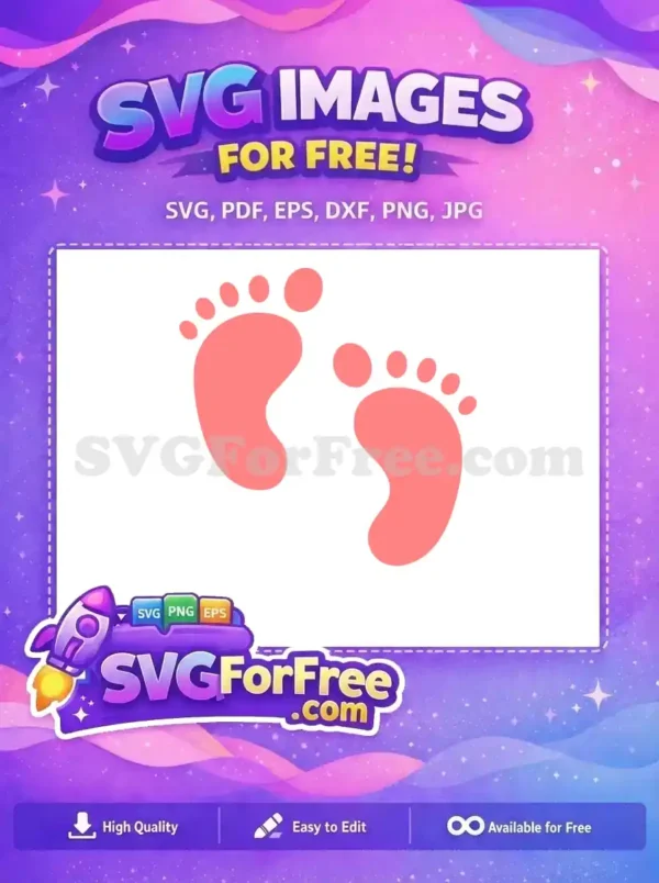 Free Pink Baby Feet Free Quotes And Sayings Print Free SVG