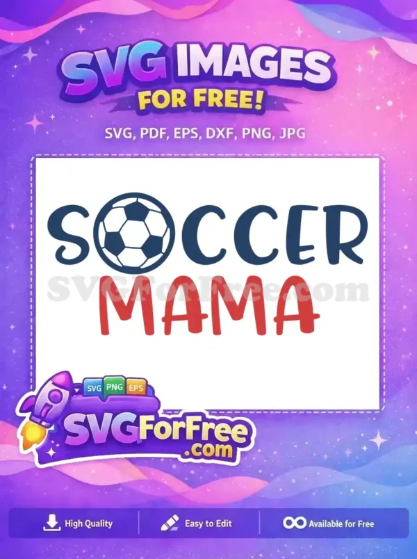Free Soccer Ball Free Red Mama Quotes Free SVG