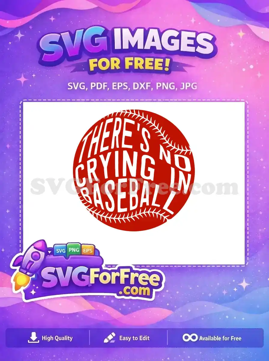 Free Baseball Stitching Free Circular Design A League Free SVG