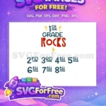 Free Grade Rocks Free School Design Free Quotes And Sayings SVG - Instant Download