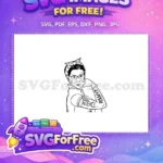 Free RBG Tattooed Arm Free Dissent Symbol Ruth Bader Free SVG - Instant Download