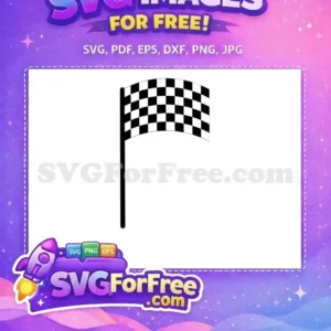 Free Black White Checkered Free Victory Racing Free SVG
