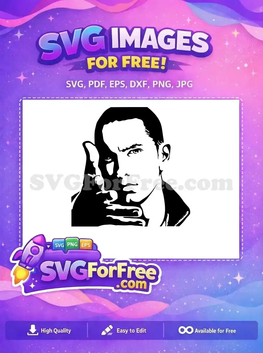 Free Pointing Finger Free Angry Eyes 8 Mile Free SVG