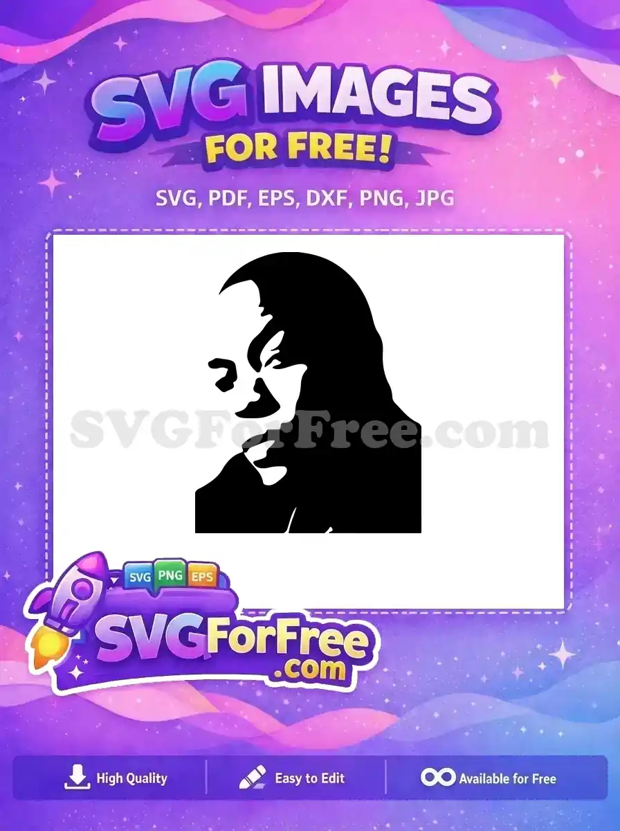 Free Black Silhouette Free Eazy E Compton Free SVG