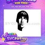Free Rapper Silhouette Free Microphone Rappers Free SVG - Instant Download