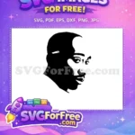 Free Tupac Profile Free Cigar Rappers Free SVG - Instant Download