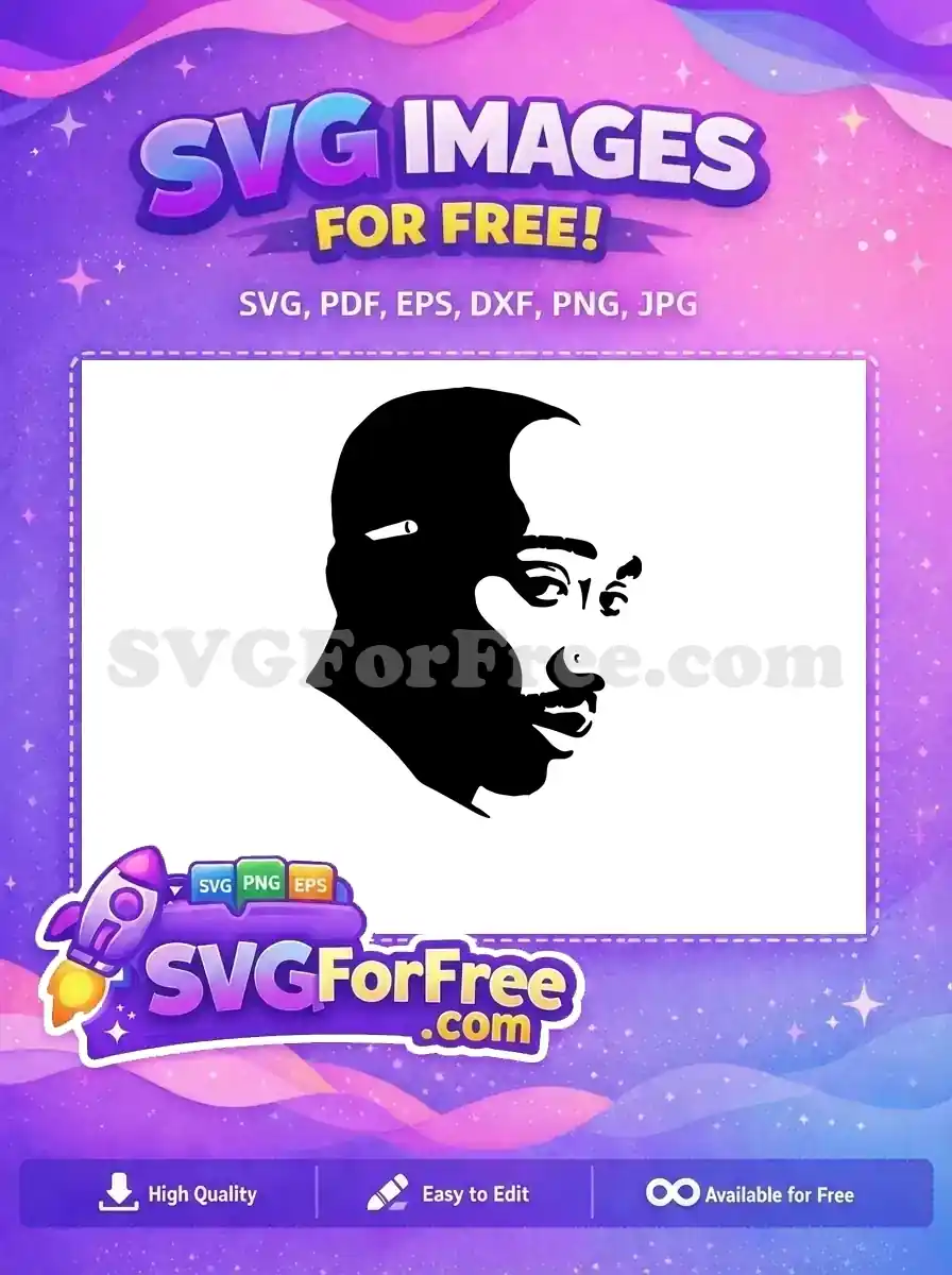 Free Tupac Profile Free Cigar Rappers Free SVG